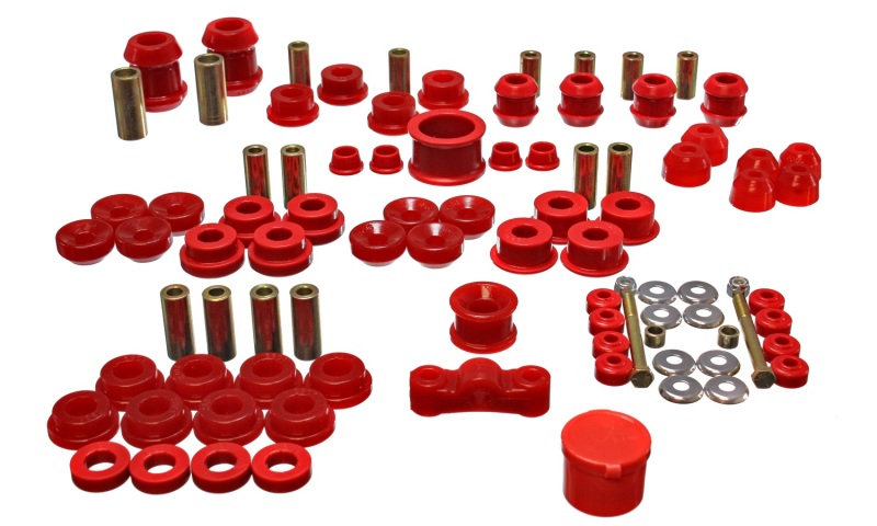 Acura Integra Bushing Kit - Energy Suspension - Hyper-Flex - Red - `94-`01 Acura Integra Bushing Kit - Energy Suspension - Hyper-Flex - Red - `94-`01